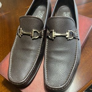 Salvatore Ferragamo Brown Slipon/Loafer, Size 11.5